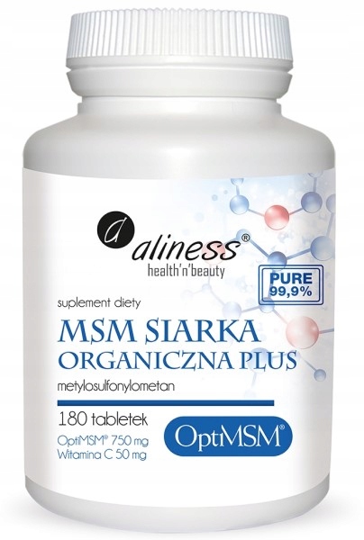 Ochrana kĺbov - MSM Organická síra Alixt Optimsm 99,9% + vtip C