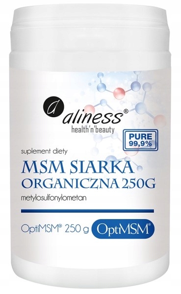 Ochrana kĺbov - MSM Organická síra Optimsm 99,9% ALRESS 250G