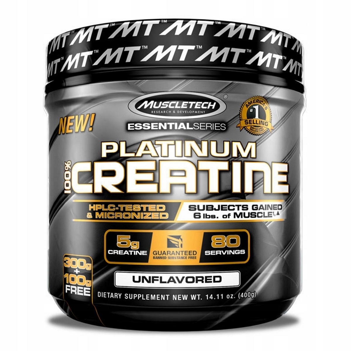 Kreatín - MUSCLETECH PLATINUM CREATINE 400g 100% CREATINE