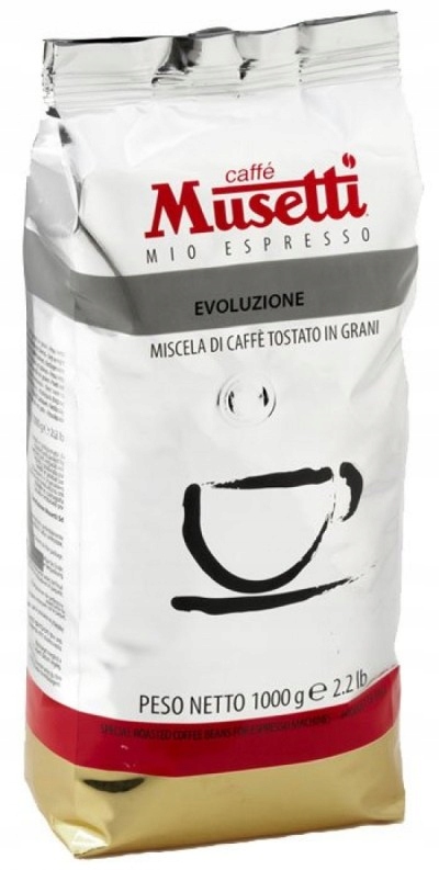 Zrnková káva - Musetti Evoluzione Caffe Coffee 1kg 100% Arabica CSc