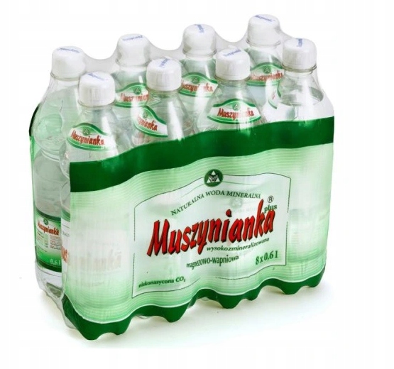 MUSZYNIANKAKA VODA Mierne nasýtené 0.6L sinket 8ks