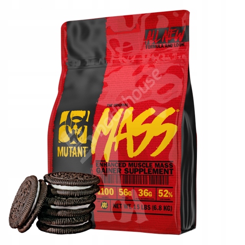 Gainer - Mutantná hmotnosť 6,8 kg Gainer Mass Hass