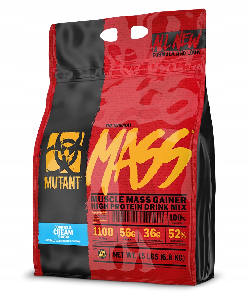 Gainer - MUTANTNÁ HMOTNOSŤ 6800 g GAINER DIET DOPLNOK DOPLNKU MASS HIT