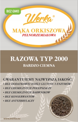 Špaldová múka Razowa typ 2000 3 Kg