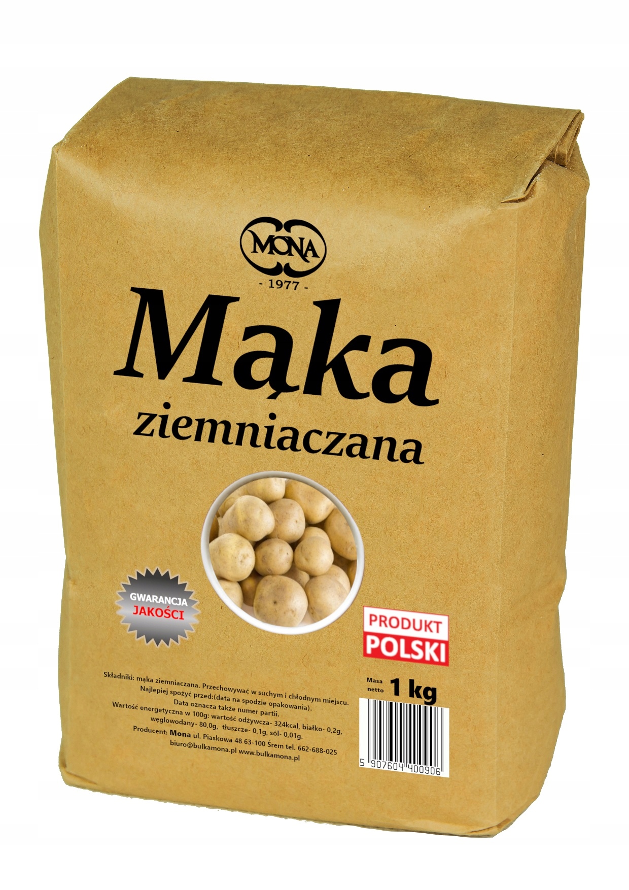 Zemiaková múka. STRAFIC 25 kg Mona