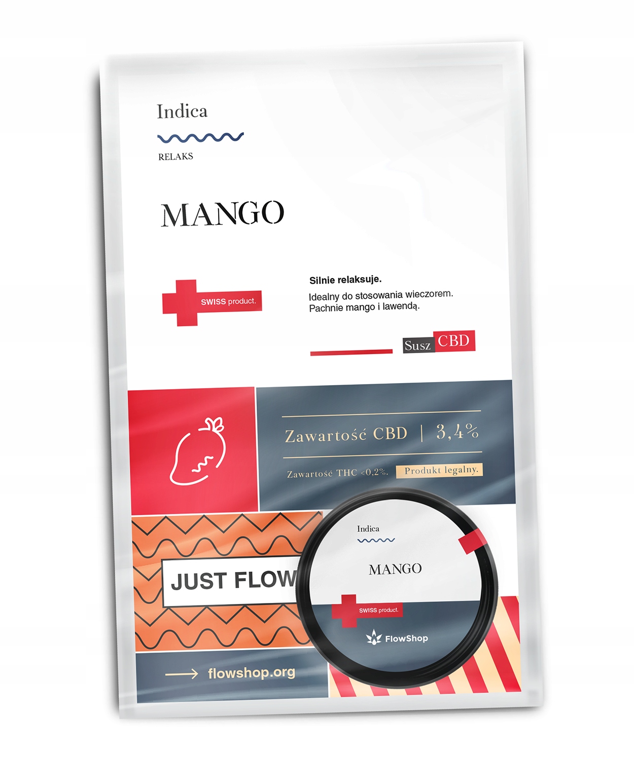 CBD - Mango 5g - Susz CBD - BIO zo Švajčiarska