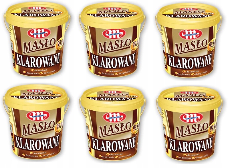 Objasnené maslo 1kg mlukovita 6x1 doručenie Varšava
