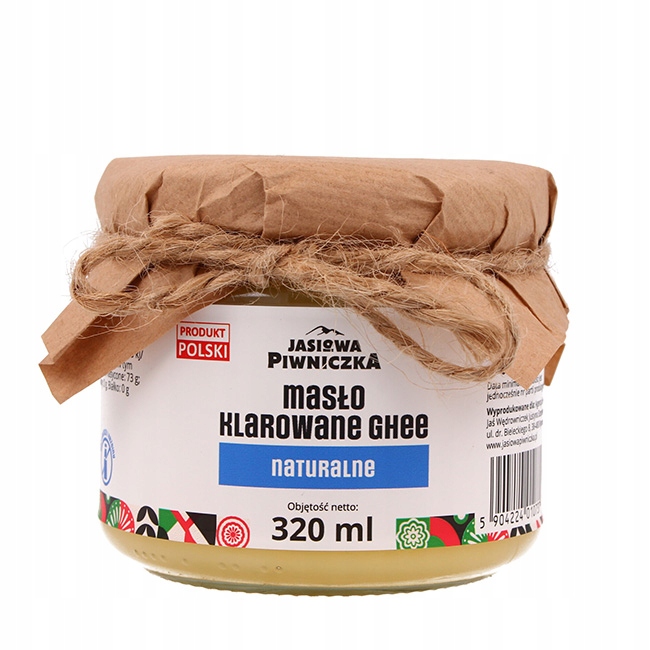 Vyčistené maslo GHEE 320 ml prírodný lak!