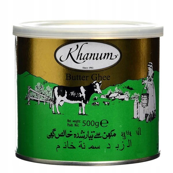 Vyčistené maslo Ghee, Khanum, 500 g