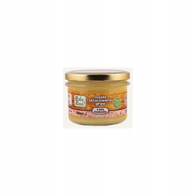 Ghee Rozbité maslo so soľou 220ml prsty lízať