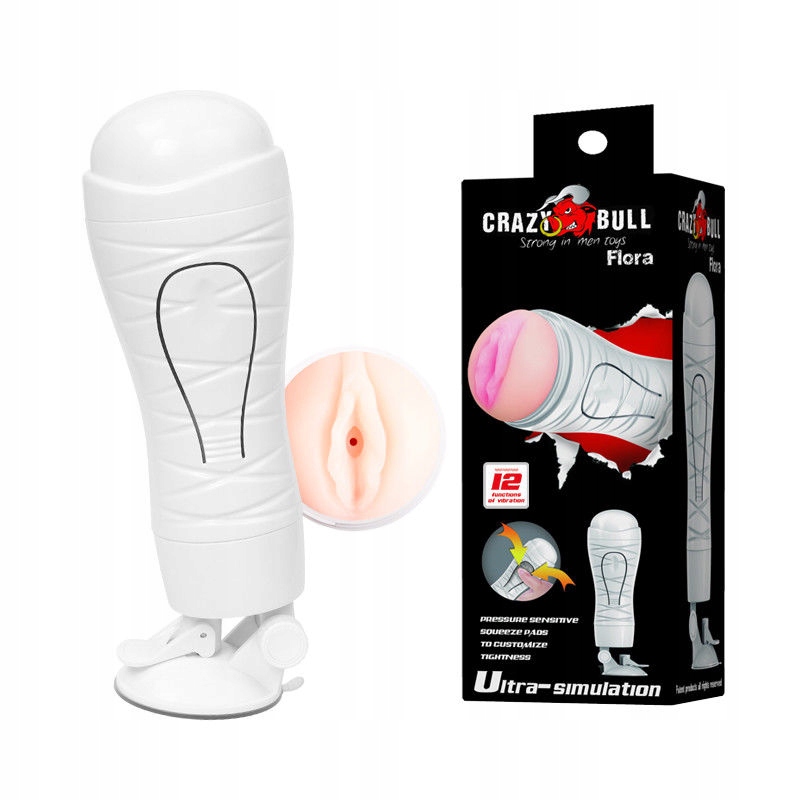 Crazy Bull Vagina Masturbator 12 vibrácií