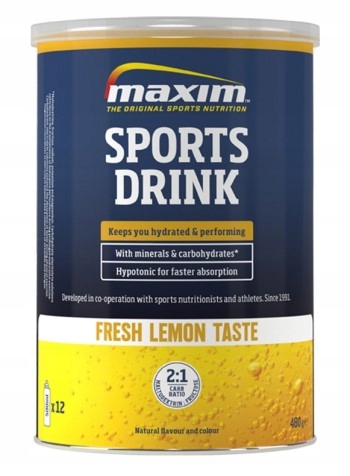 Maxim Hipotonické nápoje - 480g Lemon