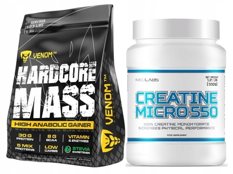 Kreatín - Medlabs Createine Micro550 Gainer Hardcore Mass 6kg