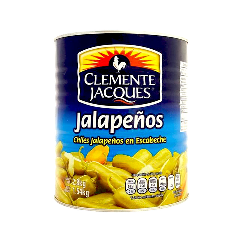 Mexická kuchyňa - Mexické Chili Pepper Jlapeno celé 2,8 kg