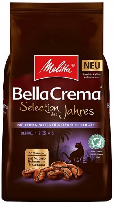 Zrnková káva - Melitta Crema Výber 1kg obilia kávu