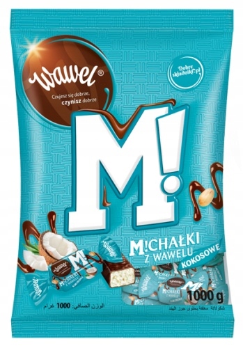 Michałki z kokosových cukríkov Wawel 1 kg Wawel