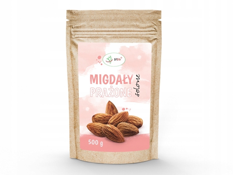 Orechy - Mandle celé pražené solené 500g