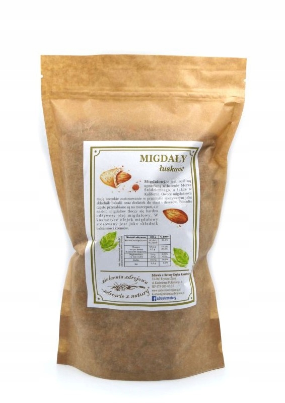 Orechy - ALMONDS HOULED 1KG HERBPARK
