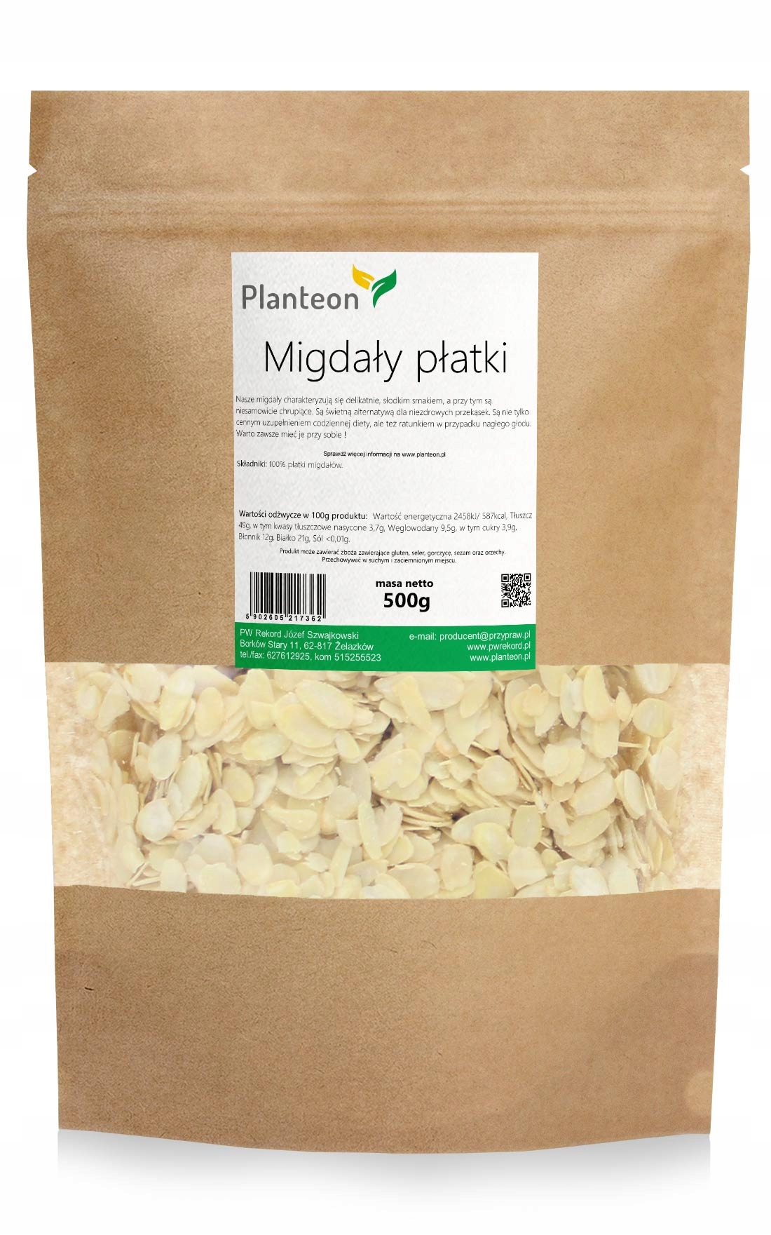 Mandľové vločky - občerstvenie pre všetky príležitosti 500g
