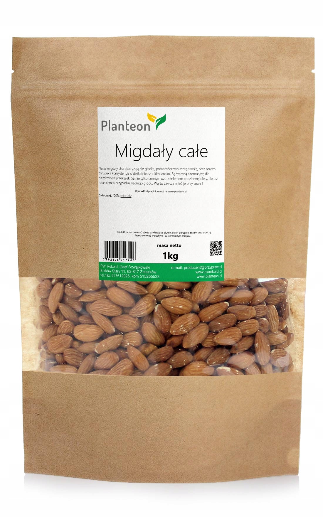 Orechy - Mandle - cenné a prírodné 1kg snack