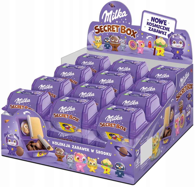 Tajomstvo Milka 24 kusov X 14.4g S prekvapením