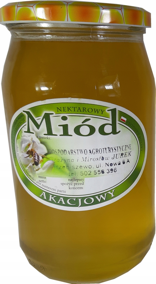 Akáciový med 1,1 kg, Lubusz Land 2020