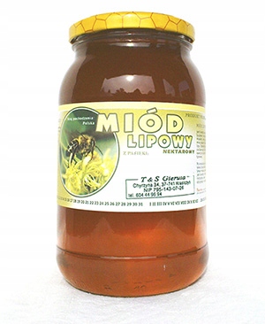 Limetkový med PREMIUM 1,2 kg PODSTATA CHUŤE ApiMiodek