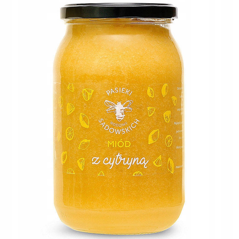 Med s citrónom 1150g PASIEKA SADOWSKICH Wielokwiat