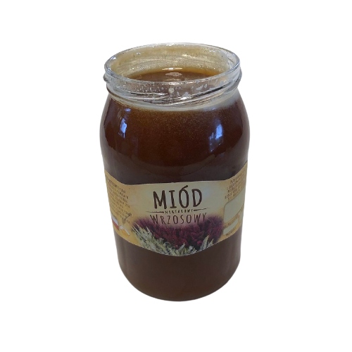 Miodowy Król vresový med 1,2 kg veľká nádoba PROMO