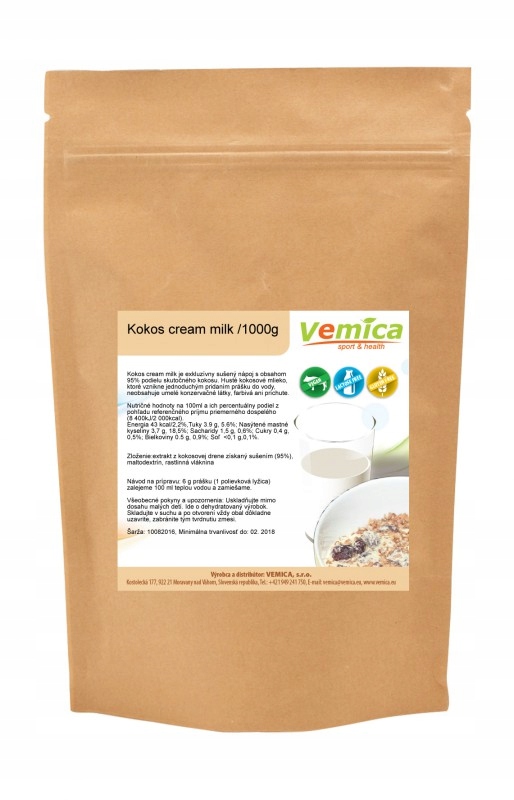 Kokosové mlieko 1 kg vitalínové najlepšie !!!!