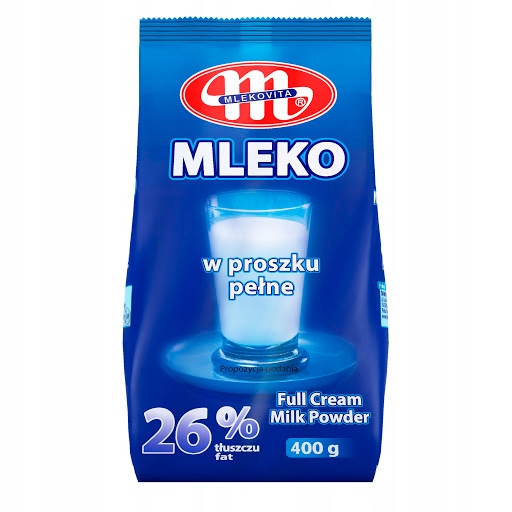 Milkovita Mlieko Full Powder 400 GR 6 ks