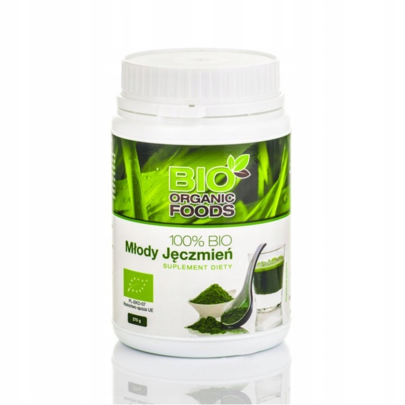 Mladý jačmeň - 300 gramov, bio organické potraviny