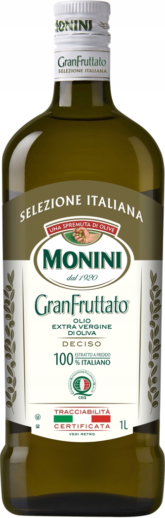 Olivový olej - Monini Grandrittato Olive Extra Vergin Deciso 1L