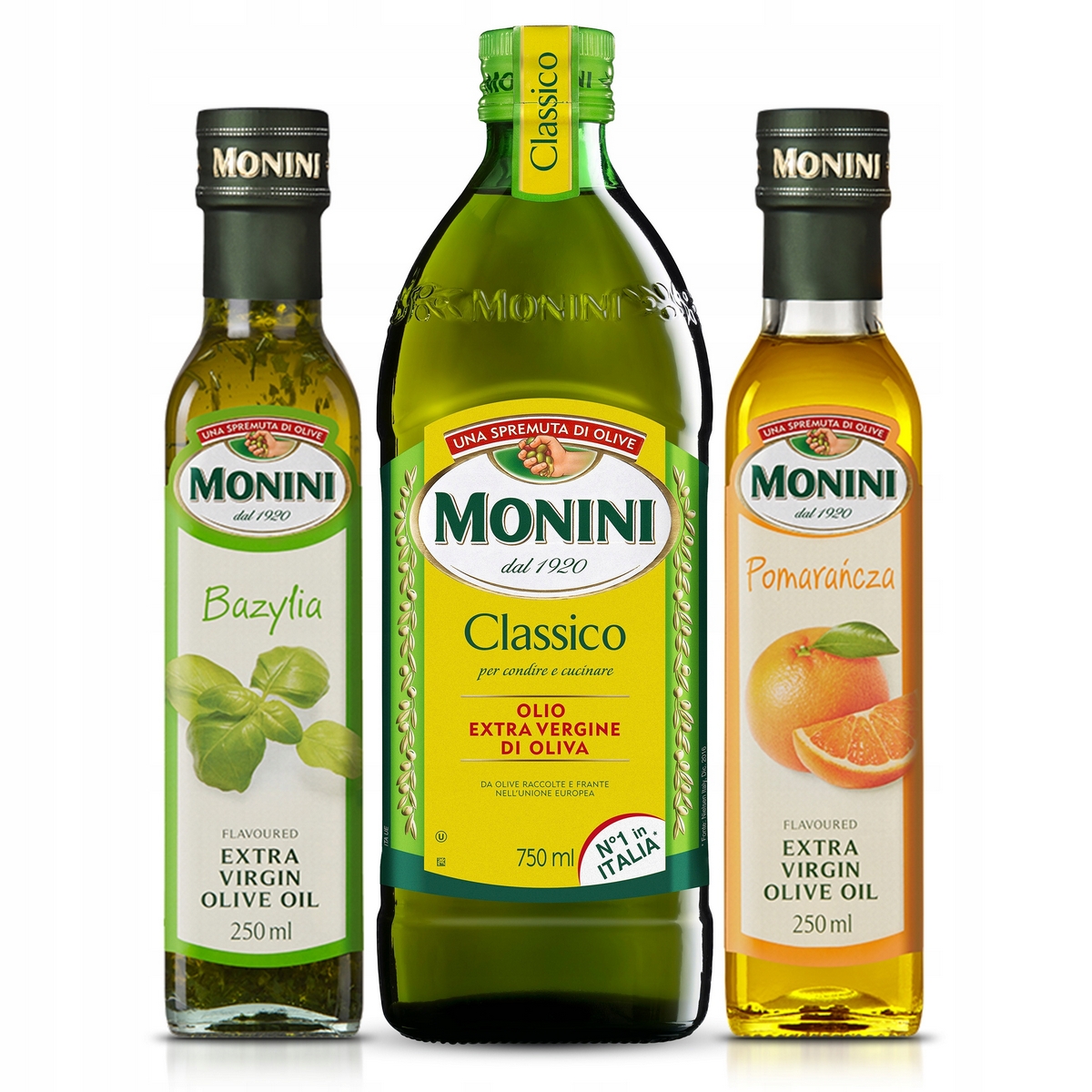 Olivový olej - Monini Super Set 3 Olive 750ml + 2x250ml