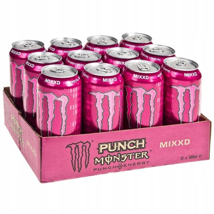 Monster Energy MixXD Punch 12 x 500ml