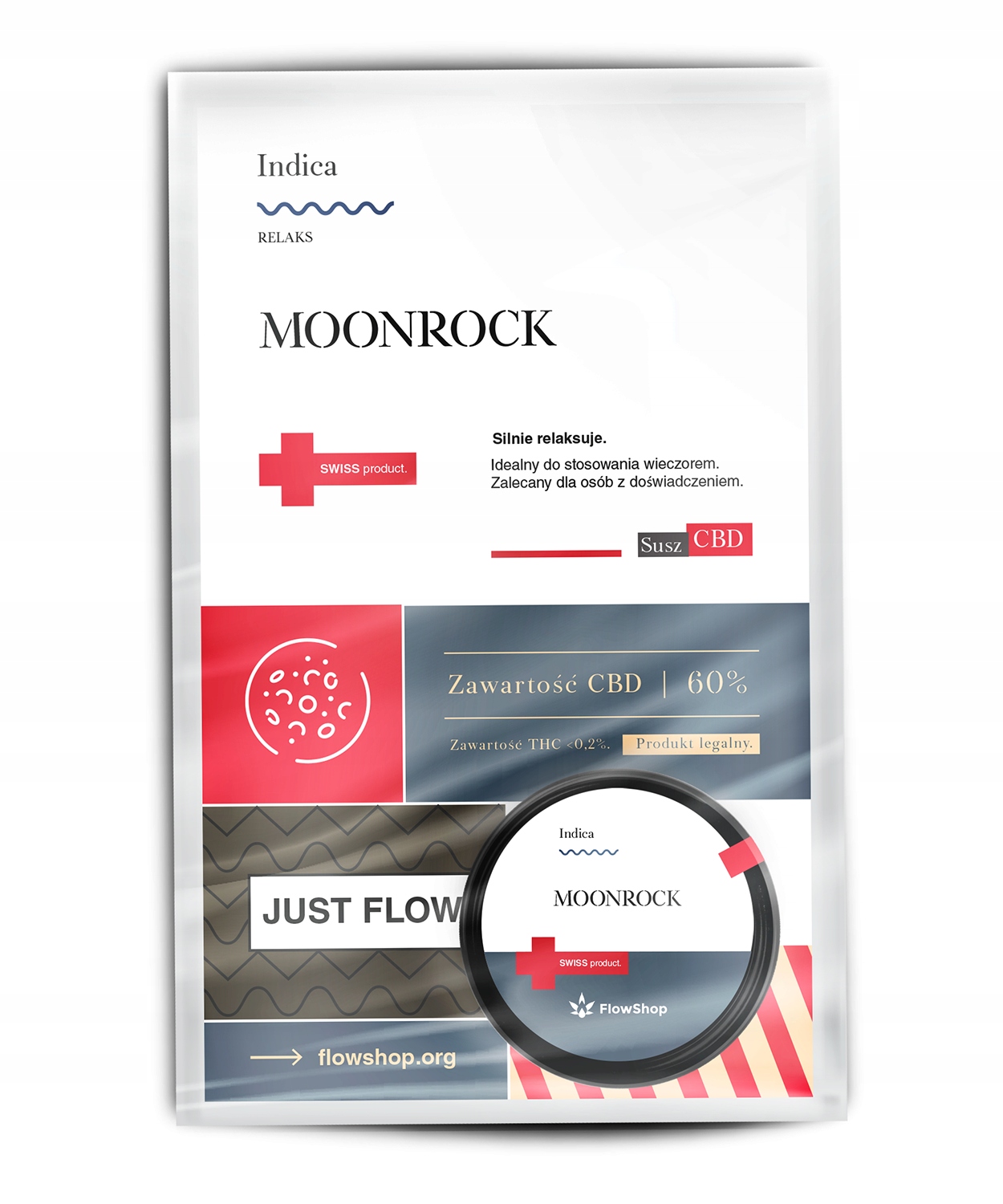 CBD - Moonrock 1g - Susz CBD - BIO zo Švajčiarska