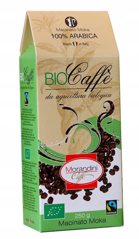 Káva mletá - MORIANINI BIOCAFFE 250G CERT. Bio, Dátum na 09.2021