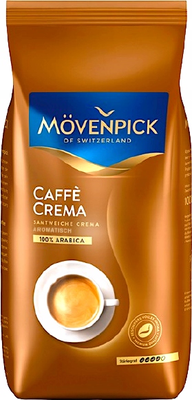 Zrnková káva - Movenpick Caffe Crema Coffee Beans 1kg