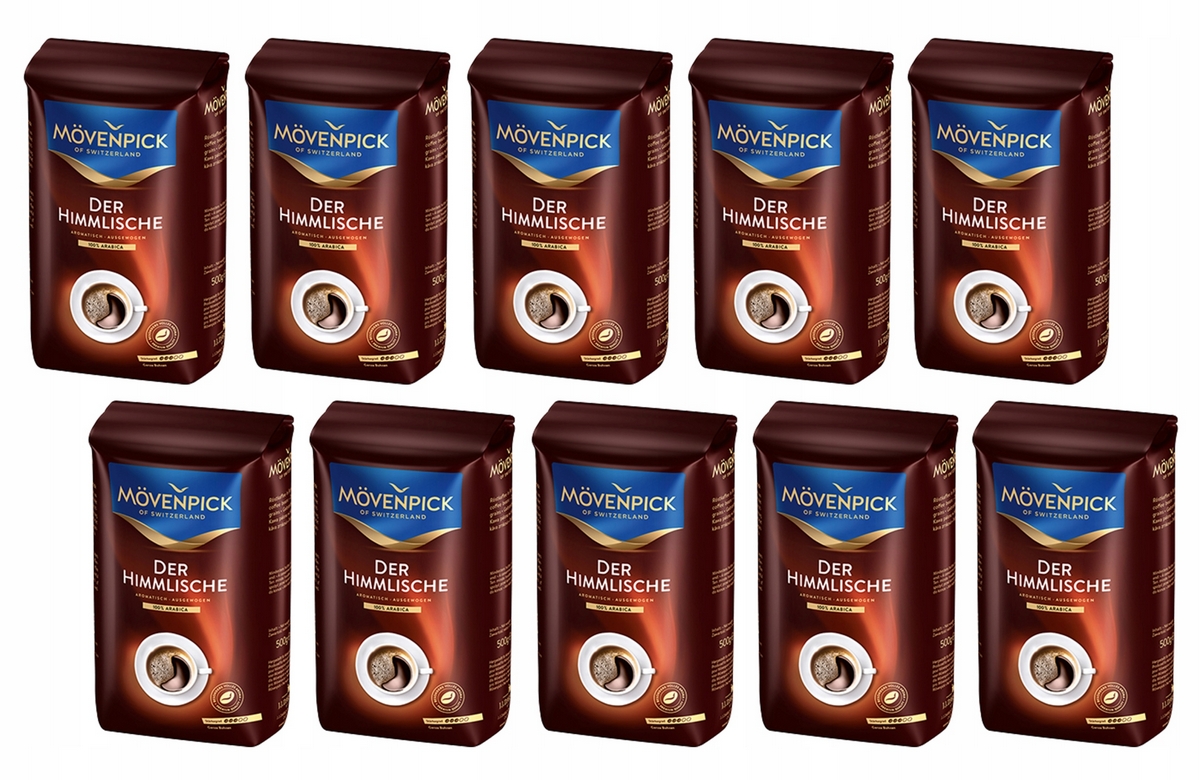 Zrnková káva - MOVENPICK DER HIMLISCH 500G X 10 BALÍK
