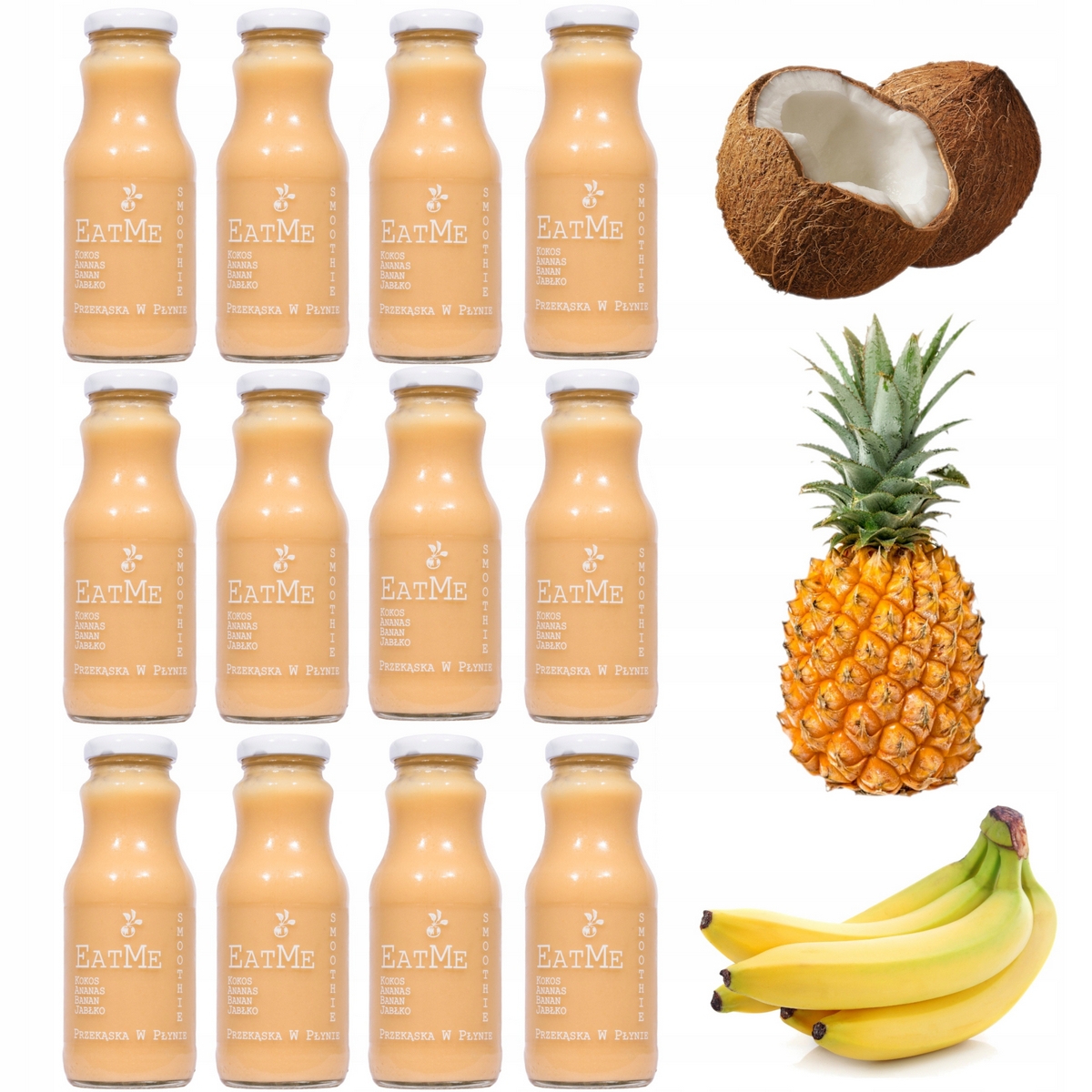Ovocie Mus NFC 100% Banán Kokos Ananas 12x250ml