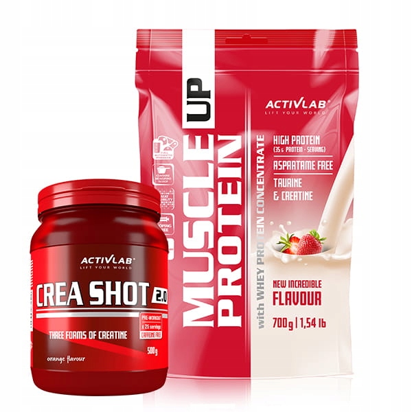 Kreatín - Sval hore 700g + Crea Shot 2.0 500g TRUSK ORANGE
