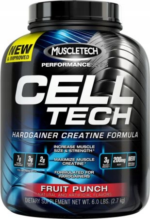 Kreatín - Muscletech Cell-Tech výkon 1400g oranžová