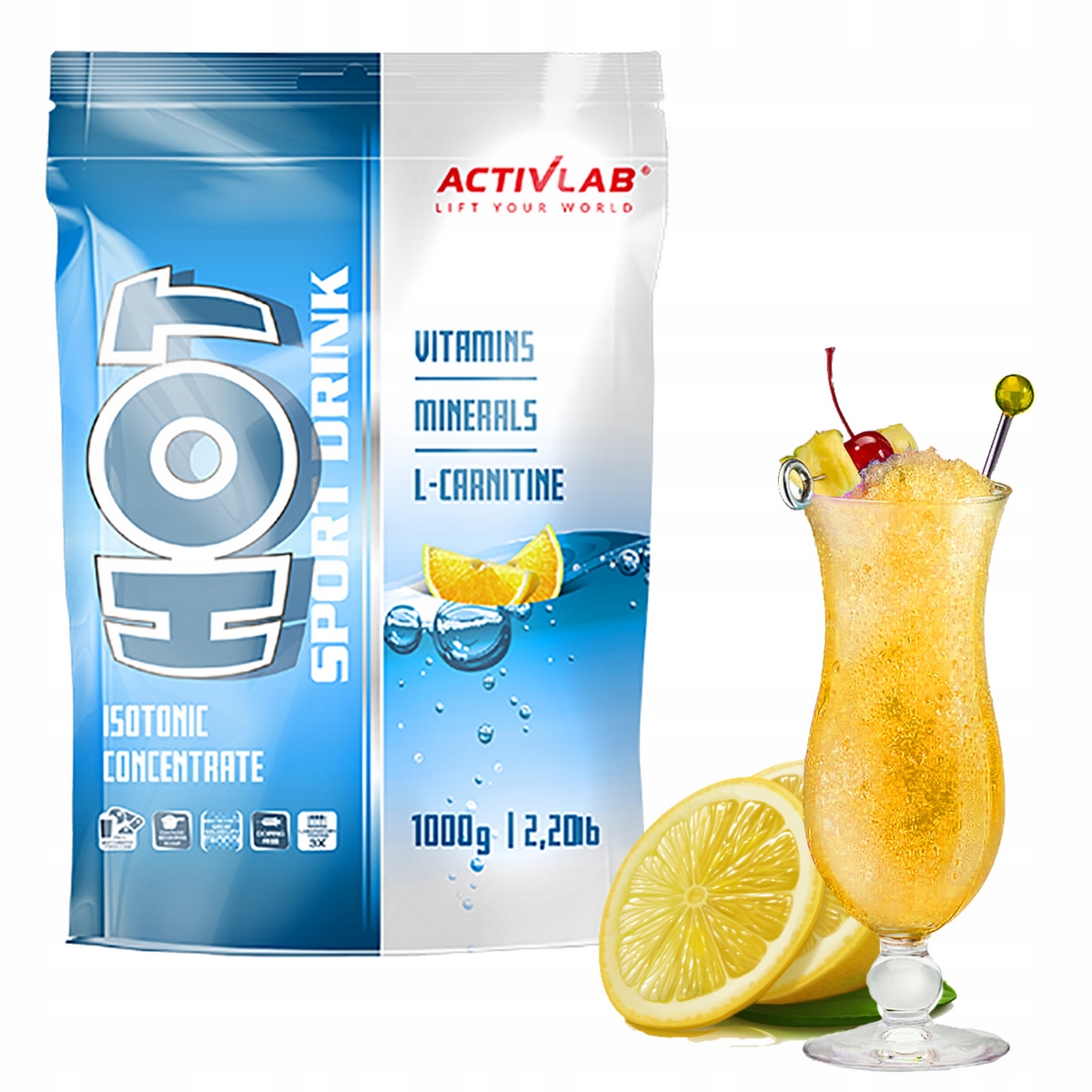 Izotonický nápoj ActivLab Hot 1000g izotonics sily