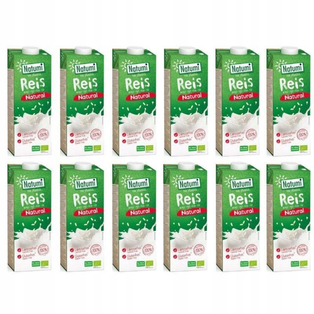 BIO BEZLEPKOVÝ RYŽOVÝ NÁPOJ 1 L - NATUMI 12 X1L