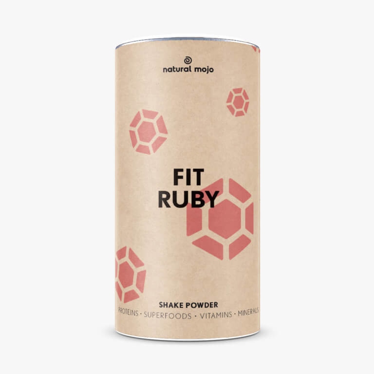 Prírodné Mojo Fit Shake Cocktail - Fit Ruby - Raspberry