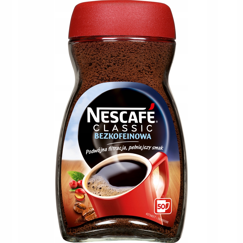 Instantná káva - NESCAFÉ NOOFEIN.KAWA sa rozpustí 100g-2ks.