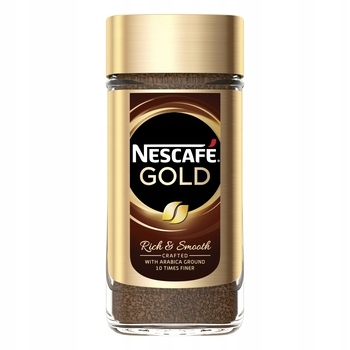 Instantná káva - Nescafé Gold Káva sa rozpúšťa. 100g-4ks.