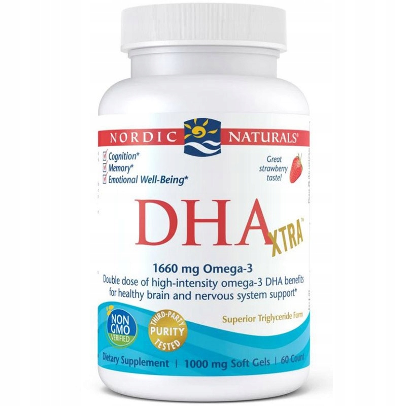 Nordic Naturals DHA XTRA 60CAPS OMEGA KYSELINY 3 EPA