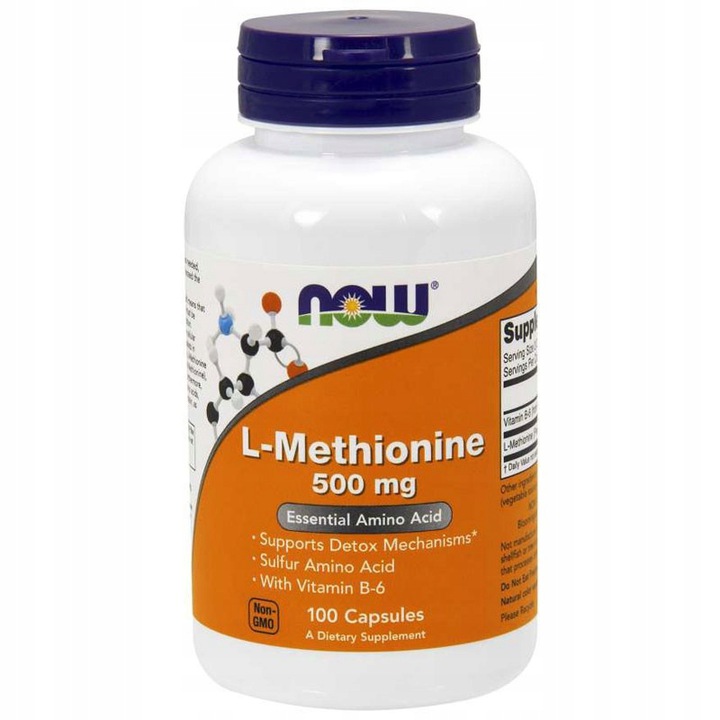 Aminokyseliny - TERAZ POTRAVINY L-metionín 500mg 100 viečok.