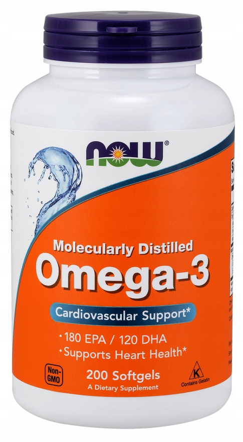 Teraz potraviny Omega-3 180 EPA / 120 DHA Heart Vision 200